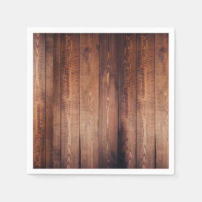 Wood-look Napkins (Front)