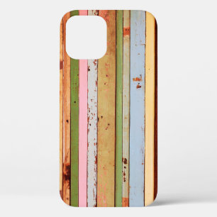 Wood material background for Vintage wallpaper iPhone 12 Case