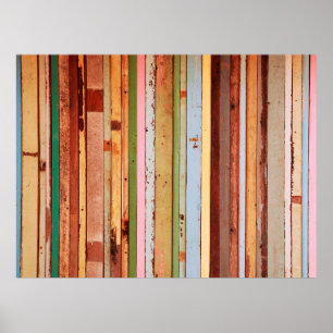 Wood material background for Vintage wallpaper Poster