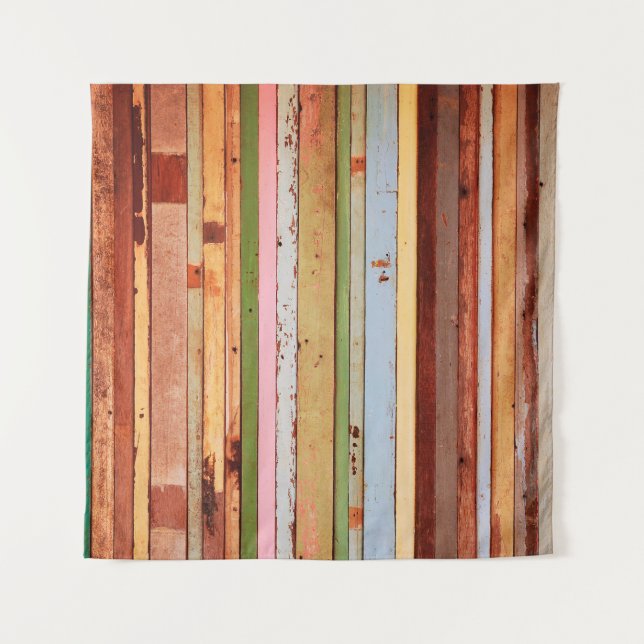 Wood material background for Vintage wallpaper Tapestry (Front)