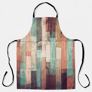Wood material background. Vintage wallpaperbackgro Apron