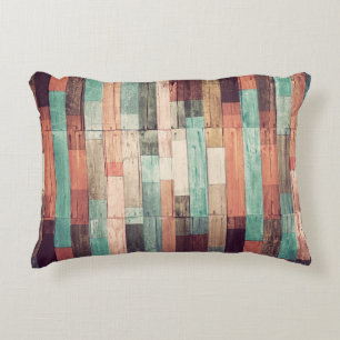 Wood material background. Vintage wallpaperbackgro Decorative Cushion