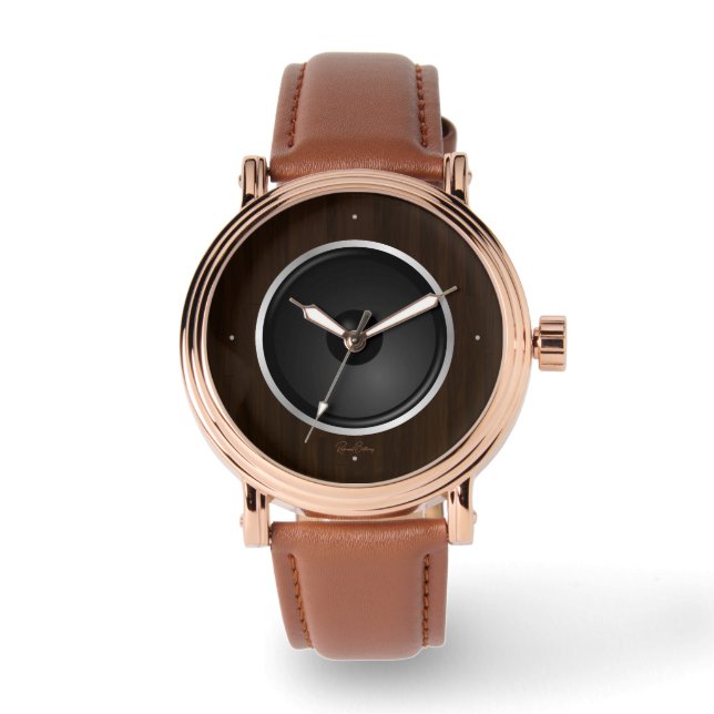 Wood Music Speaker Watch (Front)