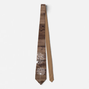 Wood n Dandelions  Tie