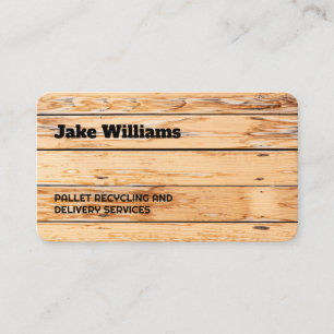 Wood Pallet Timber Business Card