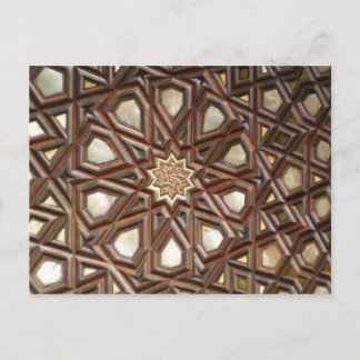 wood panel postcard