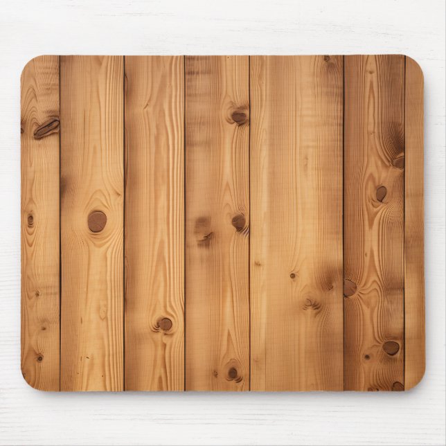 Wood Panelling Pattern Mouse Mat (Front)