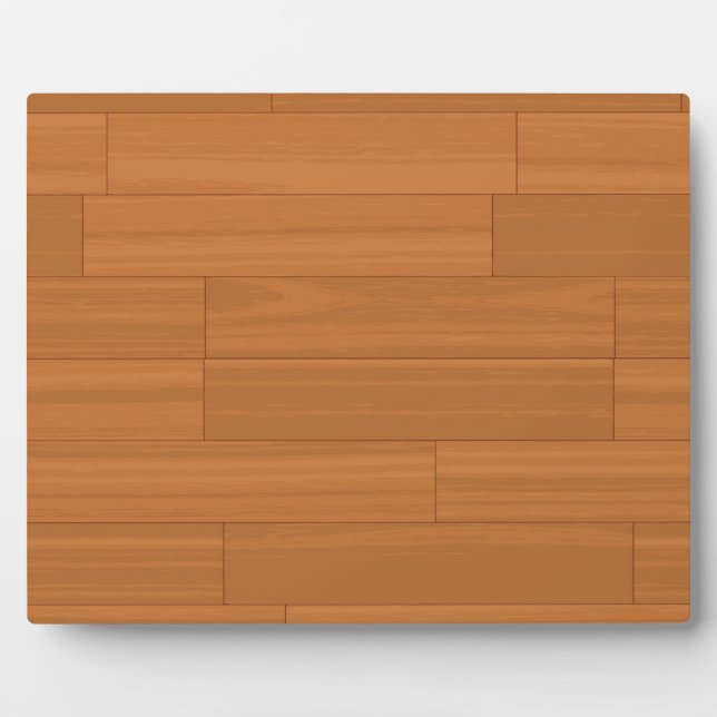 Wood Parquet Floor Pattern Plaque (Front)