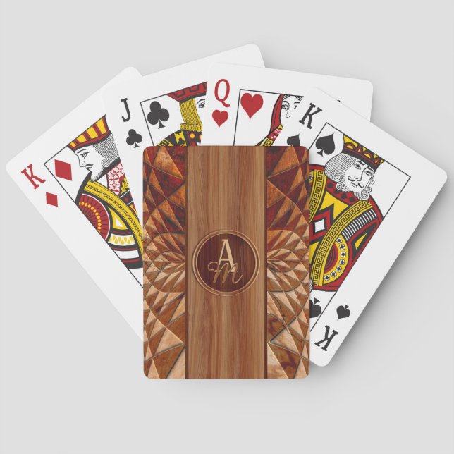 Wood Pattern Playing Cards (Back)