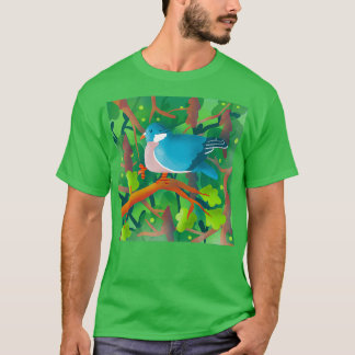 Wood Pigeon Illustration T-Shirt
