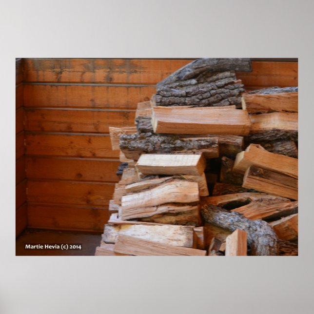 Wood Pile Poster (Front)