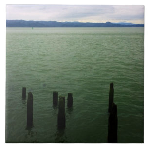 Wood Pilings, Astoria, OR Tile