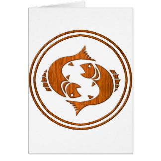 Wood Pisces Zodiac Fish Astrology Sign