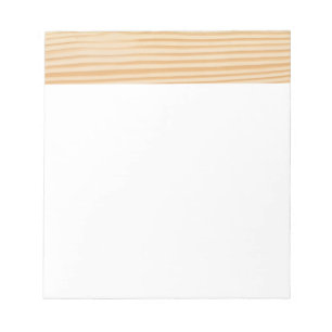 Wood plank pattern notepad