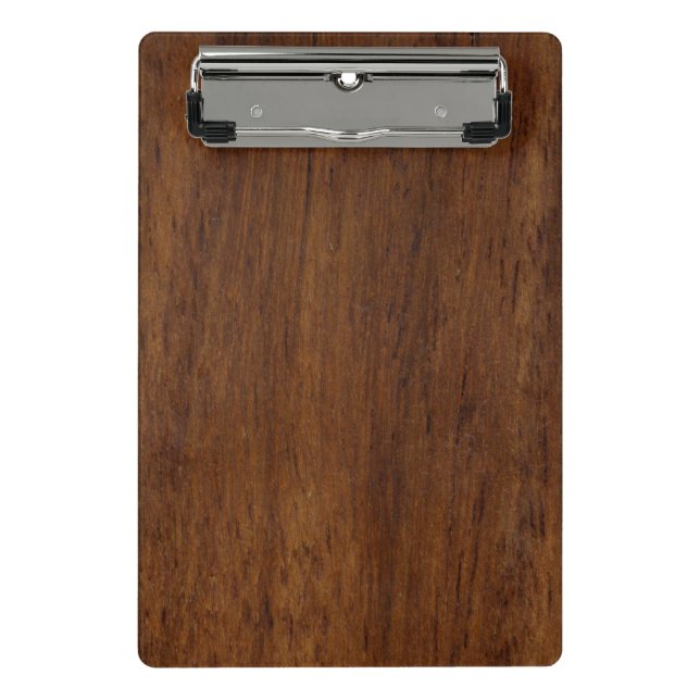 Wood Plank Plain Texture Lumber Mini Clipboard (Front)