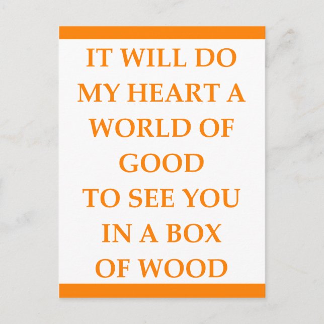 WOOD POSTCARD (Front)