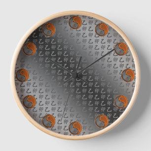 Wood Rabbit Clock