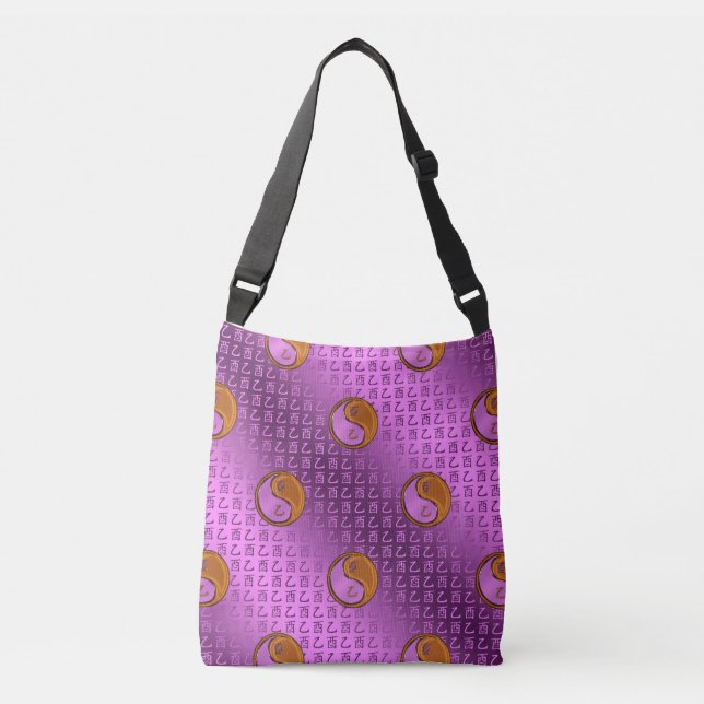 Wood Rooster Crossbody Bag (Front)