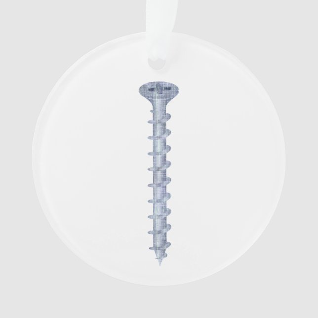 Wood Screw Ornament (Front)