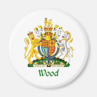 Wood Shield of Great Britain Magnet