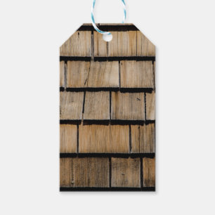 wood shingles gift tags