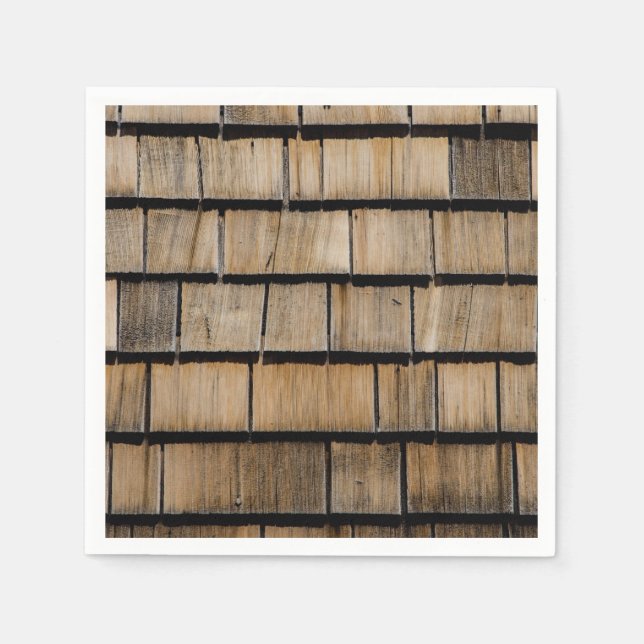 wood shingles napkin (Front)