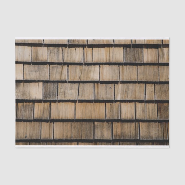 wood shingles tissue paper (Front)