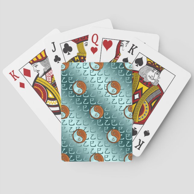 Wood Snake Playing Cards (Back)