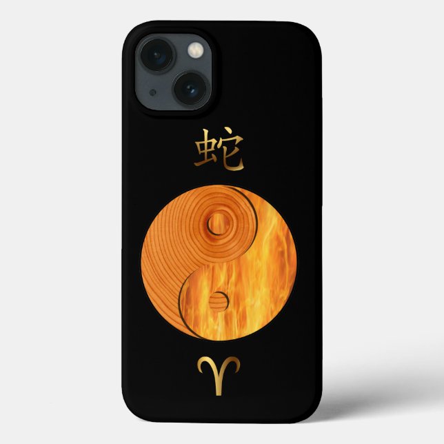 Wood Snake Year and Aries Fire sign case (Back)