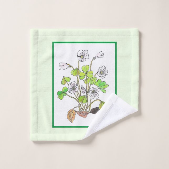 Wood Sorrel Flannel (Wash Cloth)