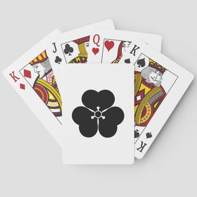 Wood sorrel playing cards (Back)