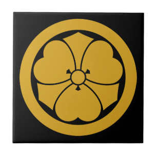 Wood sorrel with swords in circle 1 tile