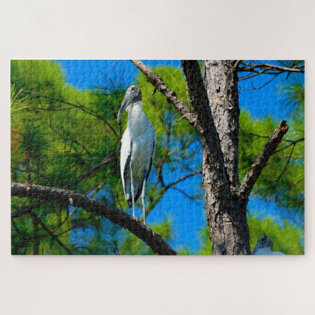 Wood Stork Florida Jigsaw Puzzle (Horizontal)