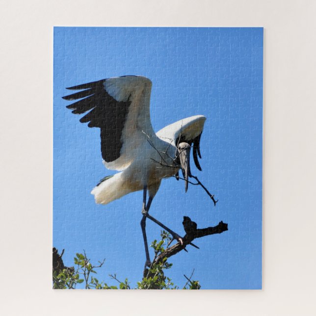 Wood Stork in the wild Jigsaw Puzzle (Vertical)