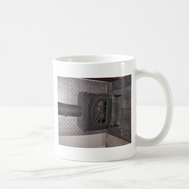 Wood stove coffee mug (Right)
