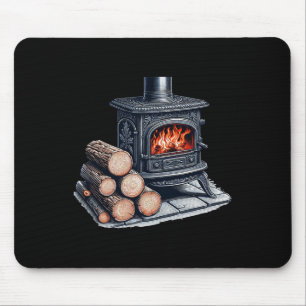 Wood Stove Mouse Mat
