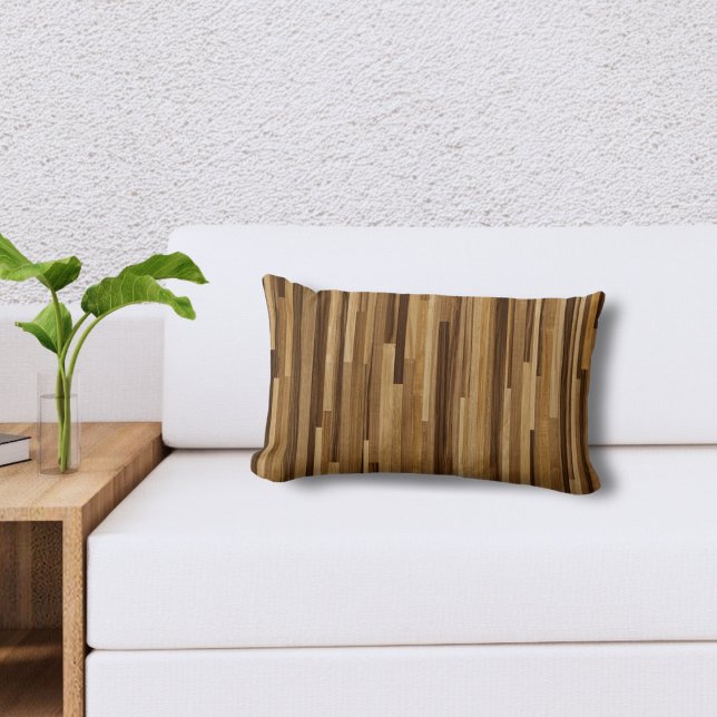 Wood Strip Vertical Lumbar Cushion (Creator Uploaded)