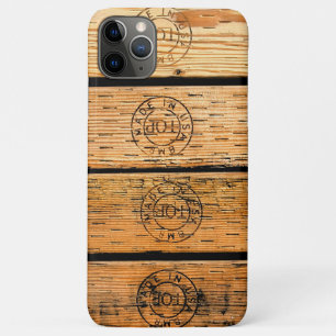 Wood Stripes Made in USA iPhone 11 Pro Max Case