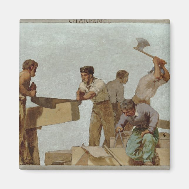 Wood Structure Magnet (Front)