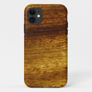 Wood teak iPhone 11 case