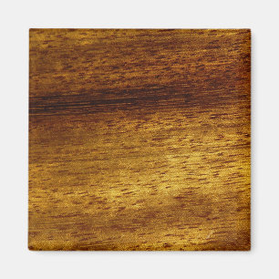 Wood teak magnet