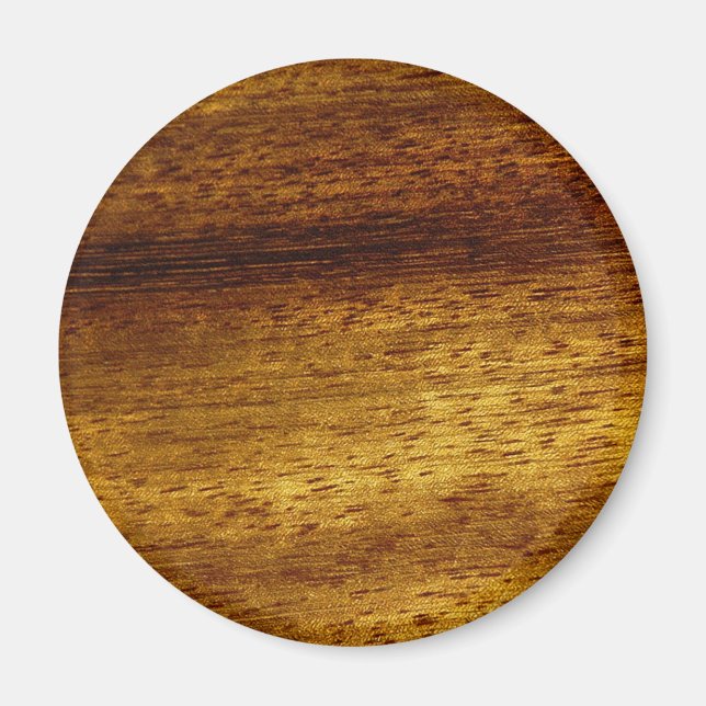 Wood teak magnet (Front)
