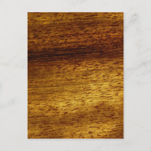 Wood teak postcard