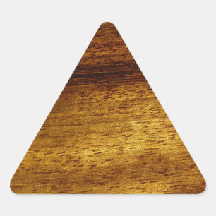 Wood teak triangle sticker