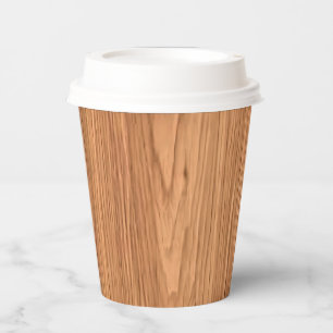 Wood Texture Background Design-35455 Paper Cups