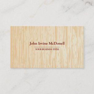 Wood Texture Business Card