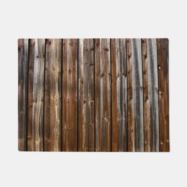 Wood Texture Cool Unique Doormat (Front)