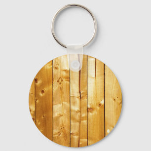 Wood Texture Key Ring