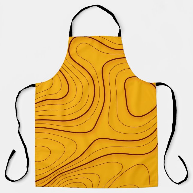 Wood texture, linear abstraction backgroundabstrac apron (Front)