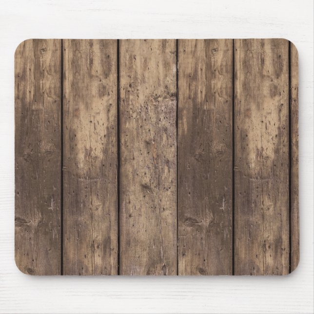 Wood Texture Mouse Mat (Front)